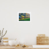 Brug in het landschap poster (Keuken)