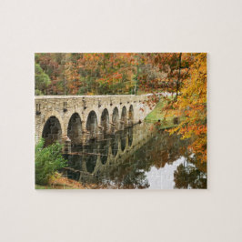 Brug in het najaar in Tennessee Legpuzzel
