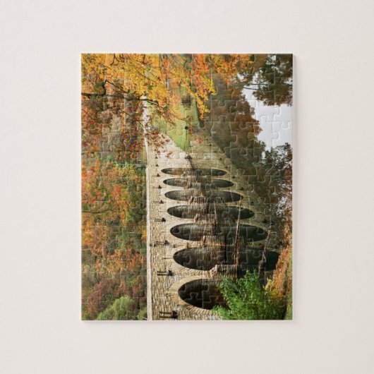 Brug in het najaar in Tennessee Legpuzzel (Verticaal)