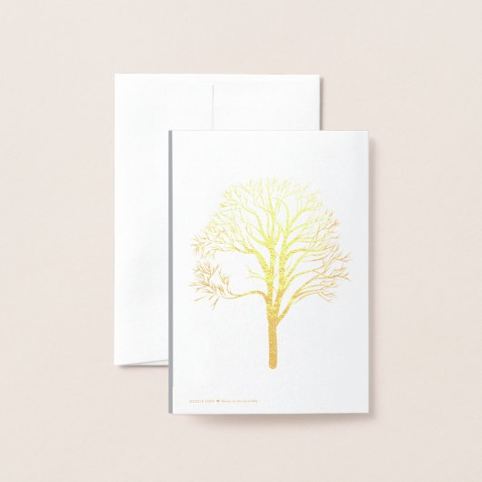 brug in het winterschilderij Watercol Folie Kaarten (Met envelop)