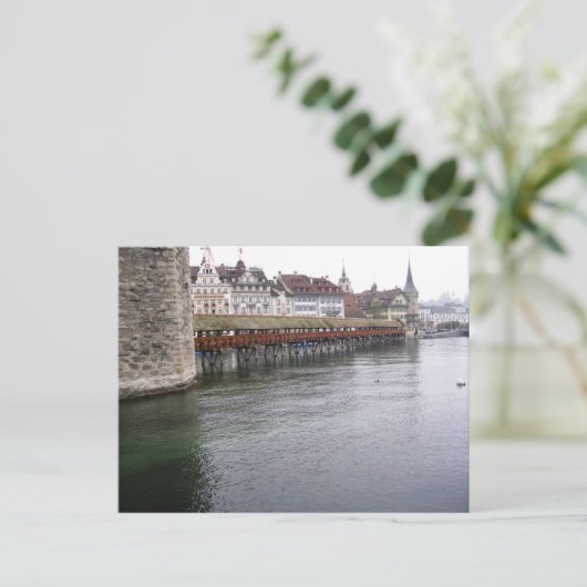 Brug in Interlocken Briefkaart (Staand voorkant)