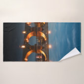 Brug in Koblenz Duitsland Badhanddoek (Badhanddoek)