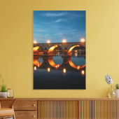Brug in Koblenz Duitsland Canvas Afdruk (Insitu (Woonkamer))