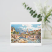 Brug in Nice, Frankrijk, Briefkaart (Staand voorkant)