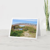 Brug in Riba-roja de Túria, Spaanse stad Kaart (Voorkant)