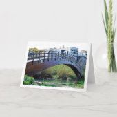 Brug in Riba-roja de Túria, Spaanse stad Kaart (Voorkant)