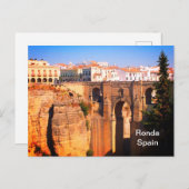 Brug in Ronda in Spanje Briefkaart (Voorkant / Achterkant)