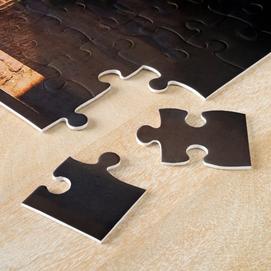 Brug in Ronda in Spanje Legpuzzel (Zijkant)