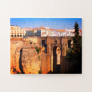 Brug in Ronda in Spanje Legpuzzel