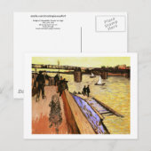 Brug in Trinquetaille, Vincent Van Gogh Briefkaart (Voorkant / Achterkant)