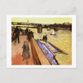 Brug in Trinquetaille, Vincent Van Gogh Briefkaart (Voorkant)