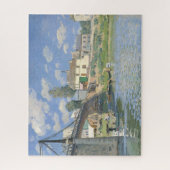 Brug in Villeneu door Sisley Impressionist Paint Legpuzzel (Verticaal)