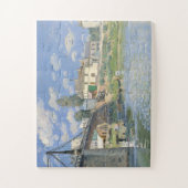 Brug in Villeneu door Sisley Impressionist Paint Legpuzzel (Verticaal)