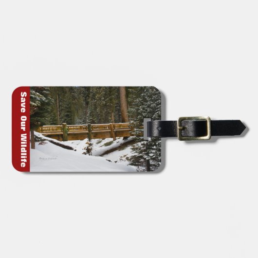 Brug in Wuksachi Bagagelabel (Voorkant horizontaal)