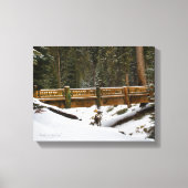 Brug in Wuksachi Canvas Afdruk (Voorkant)