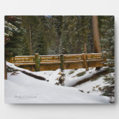 Brug in Wuksachi Fotoplaat (Voorkant)