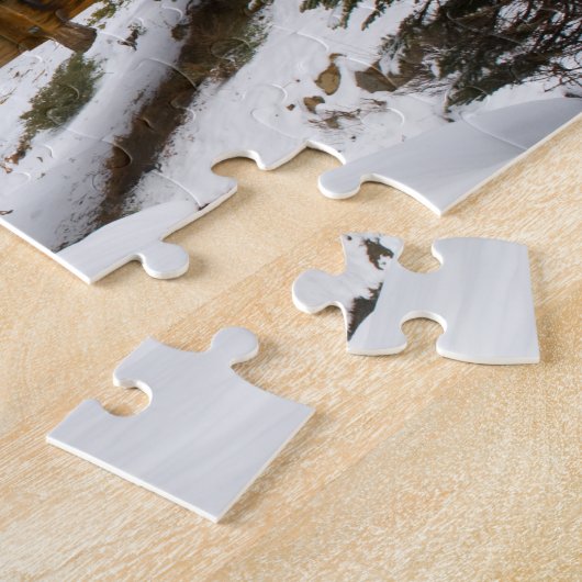 Brug in Wuksachi Legpuzzel (Zijkant)