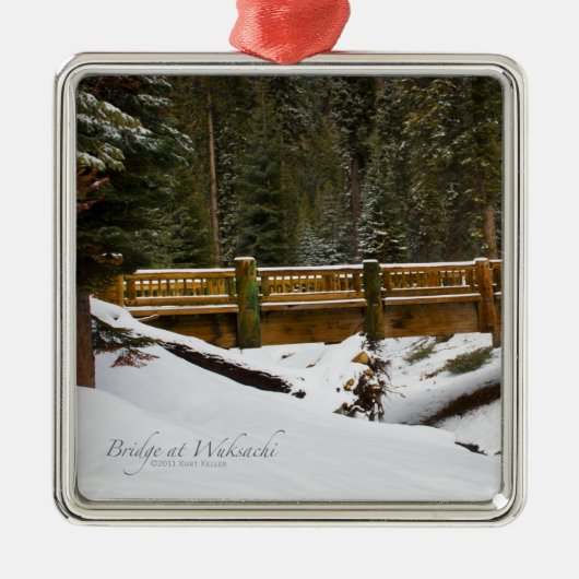 Brug in Wuksachi Metalen Ornament (Voorkant)