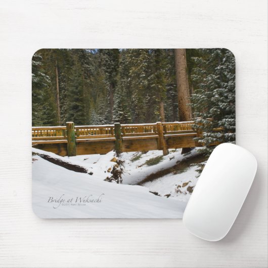 Brug in Wuksachi Mousepad Muismat (Met muis)