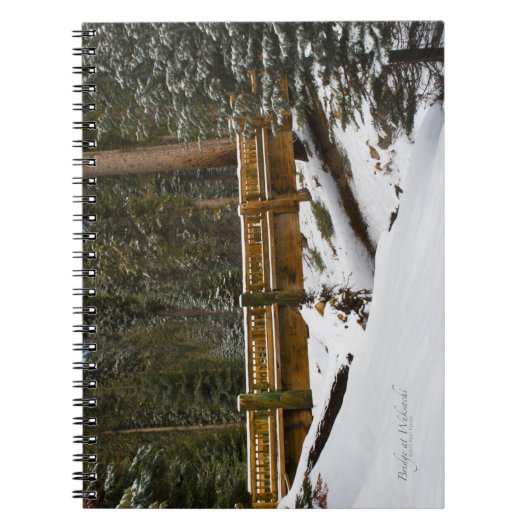 Brug in Wuksachi Notitieboek (Voorkant)