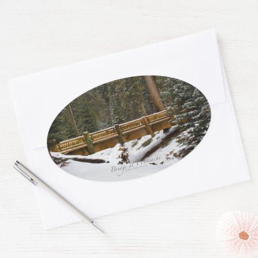 Brug in Wuksachi Ovale Sticker (Envelop)