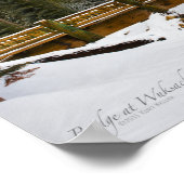 Brug in Wuksachi Poster (Hoek)