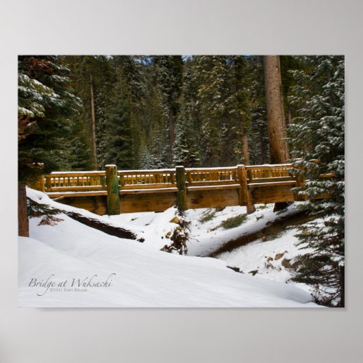 Brug in Wuksachi Poster (Voorkant)