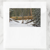 Brug in Wuksachi Rechthoekige Sticker (Tas)