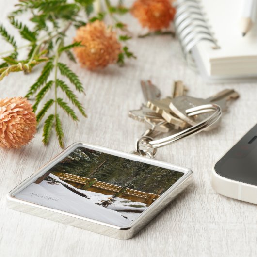 Brug in Wuksachi Sleutelhanger (Zijkant)