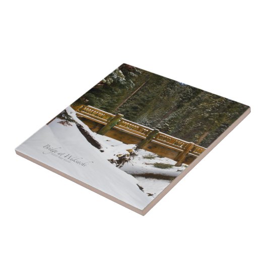 Brug in Wuksachi Tegeltje (Zijkant)