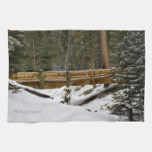 Brug in Wuksachi Theedoek (Horizontaal)