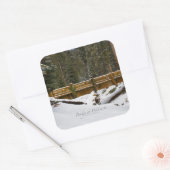 Brug in Wuksachi Vierkante Sticker (Envelop)