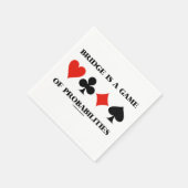 Brug is een spel van de kaartSuits van de waarschi Servetten (Hoek)