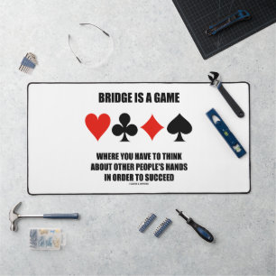 Brug is een spel waar andere mensen denken bureaumat
