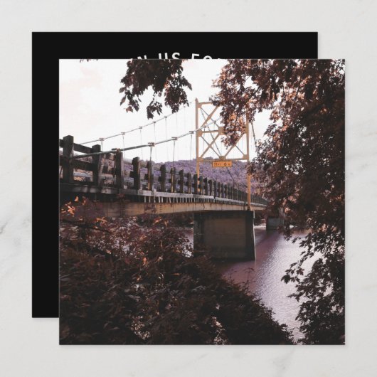 brug kaart (Voorkant / Achterkant)