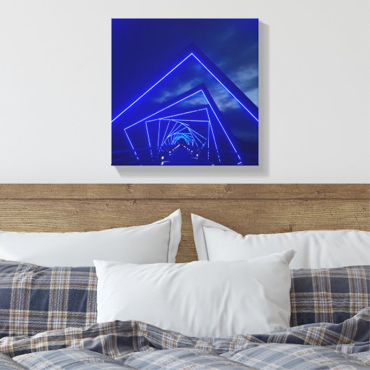 brug met hoog profiel canvas afdruk (Insitu (Slaapkamer))