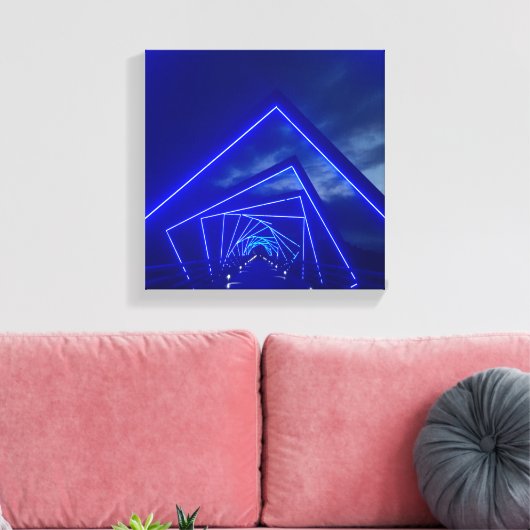 brug met hoog profiel canvas afdruk (Insitu (Woonkamer))