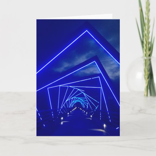 brug met hoog profiel feestdagen kaart (Voorkant)