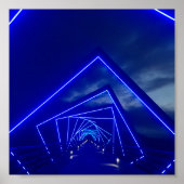 brug met hoog profiel poster (Voorkant)