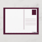 brug met hoog treinstel briefkaart (Achterkant)