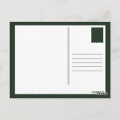 brug met hoog treinstel briefkaart (Achterkant)