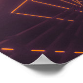 brug met hoog treinstel poster (Hoek)