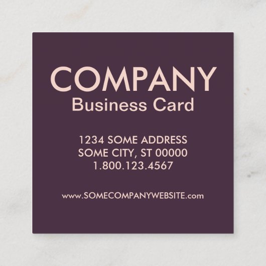 brug met hoog treinstel vierkante visitekaartje (Achterkant)