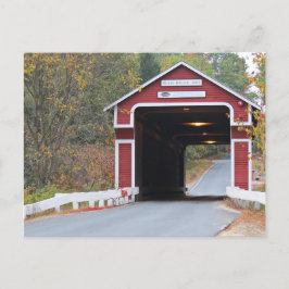 Brug met leisteen briefkaart