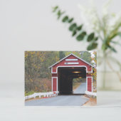 Brug met leisteen briefkaart (Staand voorkant)