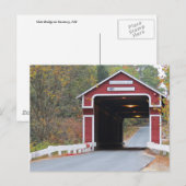 Brug met leisteen briefkaart (Voorkant / Achterkant)