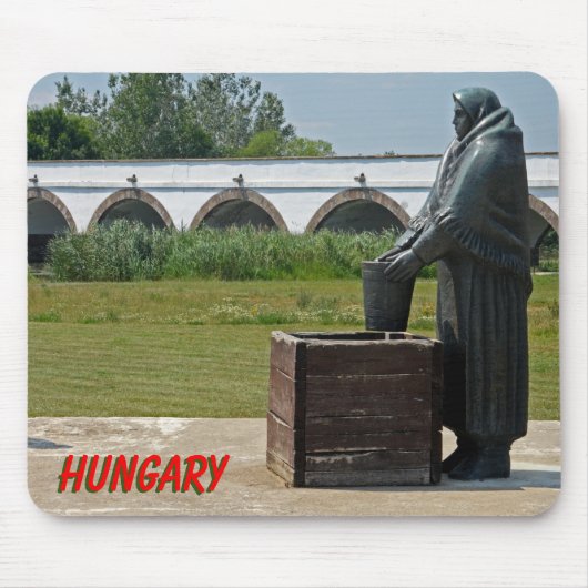 Brug met negen holden, Hongaarse mat Muismat (Voorkant)