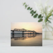 brug Mississippi Briefkaart (Staand voorkant)