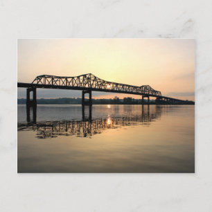 brug Mississippi Briefkaart
