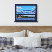 brug Mississippi Canvas Afdruk (Insitu (Slaapkamer))